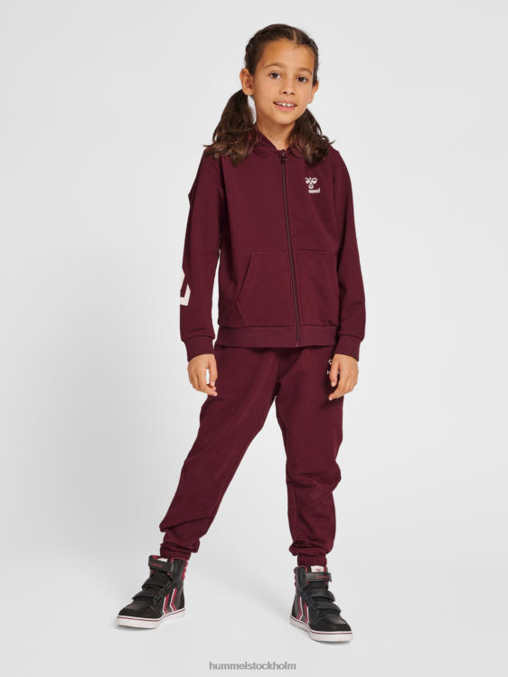 se Hummel barn hmltrece hoodie med dragkedja LL40V5721 \"luvtröja\"
