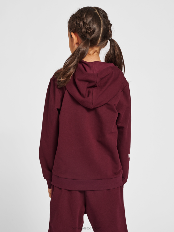 se Hummel barn hmltrece hoodie med dragkedja LL40V5721 \"luvtröja\"