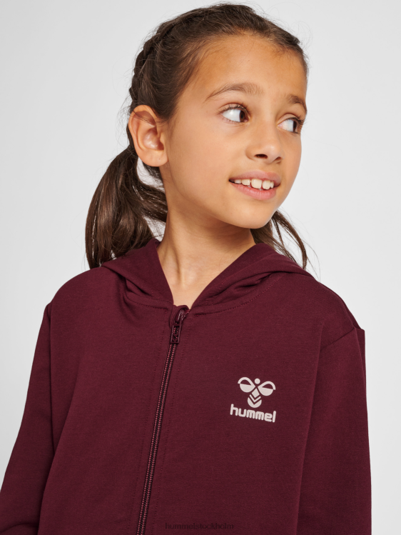 se Hummel barn hmltrece hoodie med dragkedja LL40V5721 \"luvtröja\"