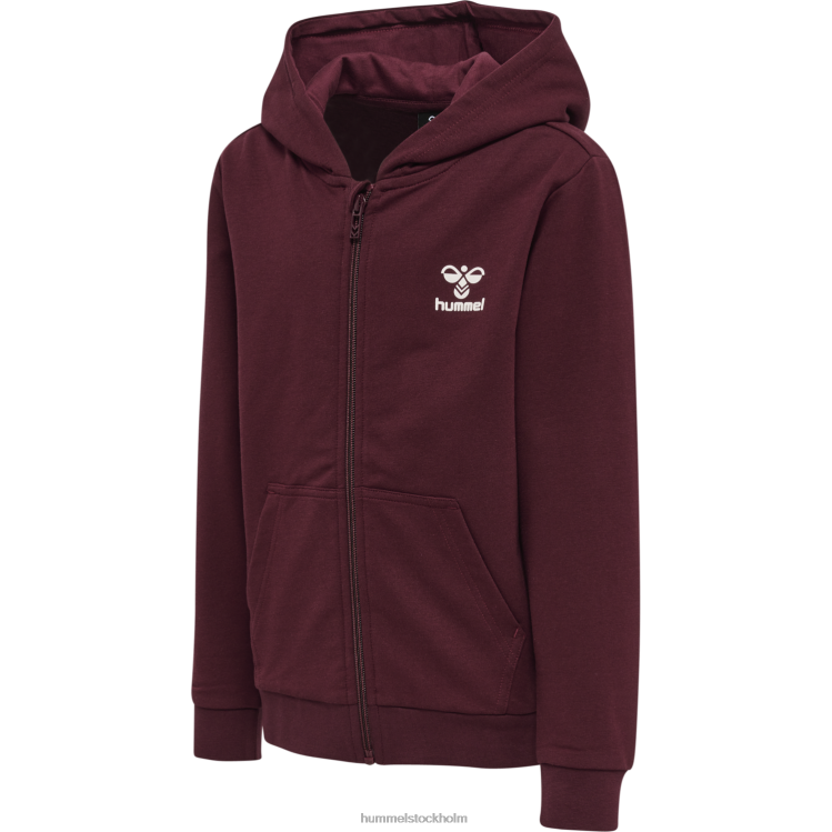 se Hummel barn hmltrece hoodie med dragkedja LL40V5721 \"luvtröja\"