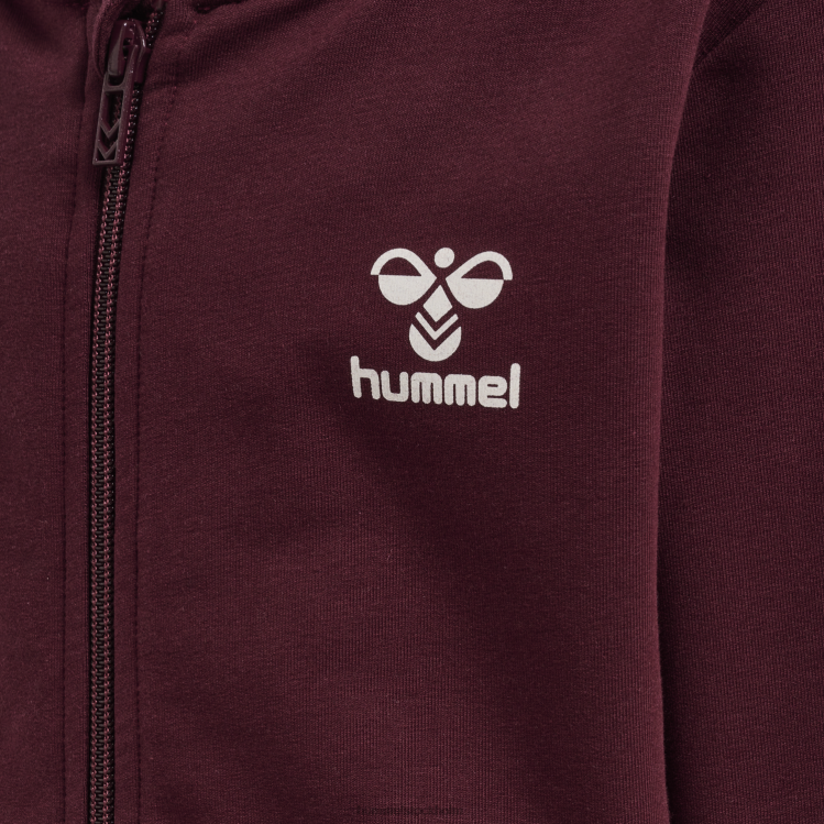 se Hummel barn hmltrece hoodie med dragkedja LL40V5721 \"luvtröja\"