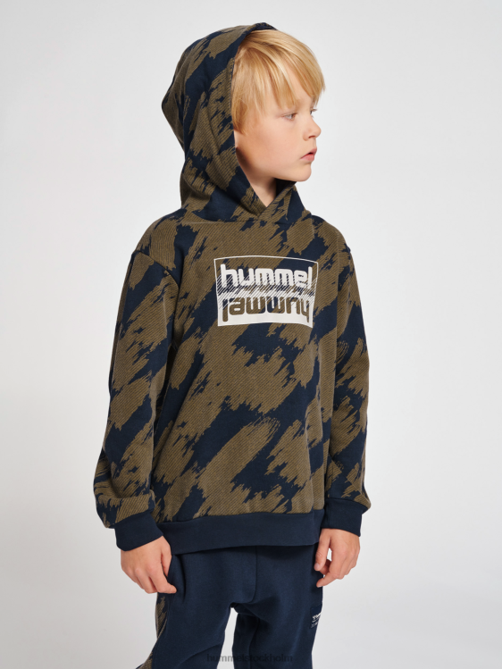 se Hummel barn hmlzion hoodie LL40V5493 "luvtröja"