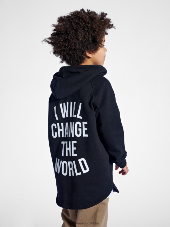 se Hummel barn stmmontery hoodie LL40V5809 "luvtröja"