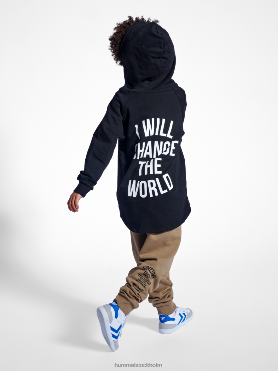 se Hummel barn stmmontery hoodie LL40V5809 \"luvtröja\"