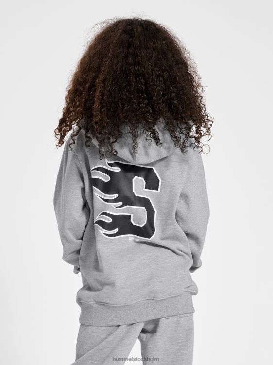 se Hummel barn stshorizon hoodie LL40V5033 \"huvtröja med uttonat tryck\"