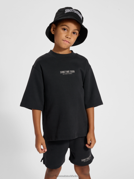 se Hummel barn stslaker sweatshirt s/s LL40V4810 \"lös passform t-shirt\"