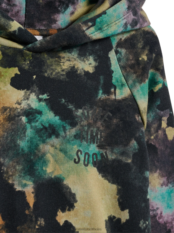 se Hummel barn stsmonterey aop hoodie LL40V4917 \"luvtröja\"