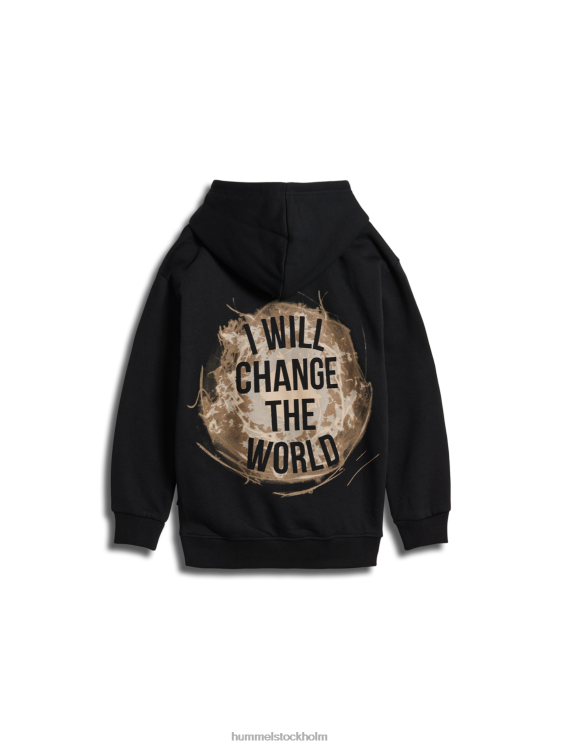 se Hummel barn stsmoreno hoodie LL40V5169 \"lös hoodie\"