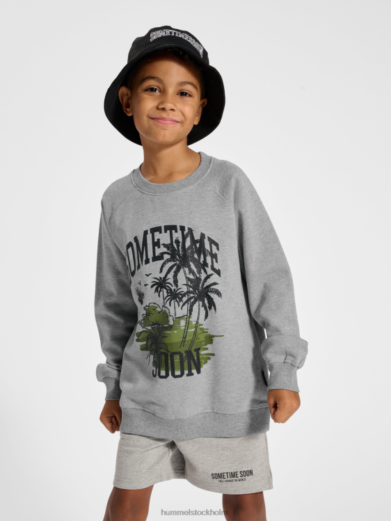 se Hummel barn stspalm sweatshirt LL40V5031 "tröja med tryck"