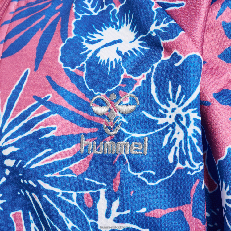 se Hummel barn hmlflowery zip jacka LL40V6206 \"jacka med dragkedja\"