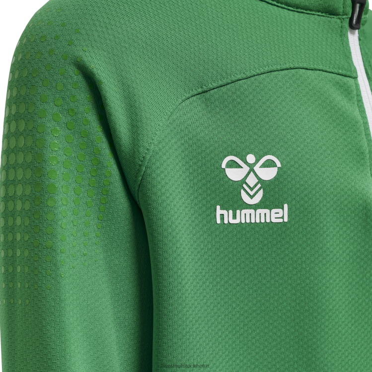 se Hummel barn hmllead halv zip LL40V6694 \"jacka med halv dragkedja\"