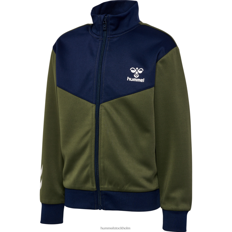 se Hummel barn hmlmolin jacka med dragkedja LL40V6283 "jackor med zip"