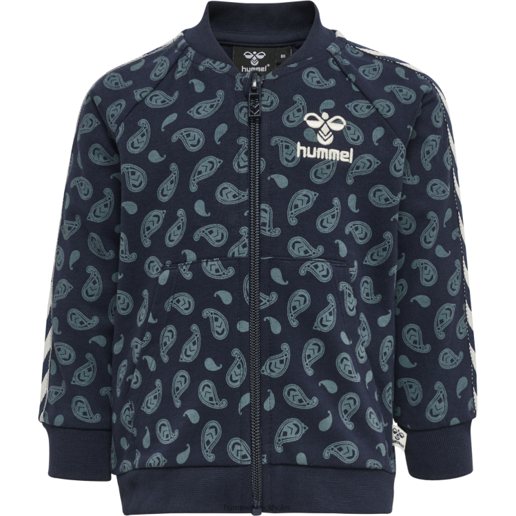 se Hummel barn hmlpaisley jacka med dragkedja LL40V4368 \"jacka med dragkedja\"