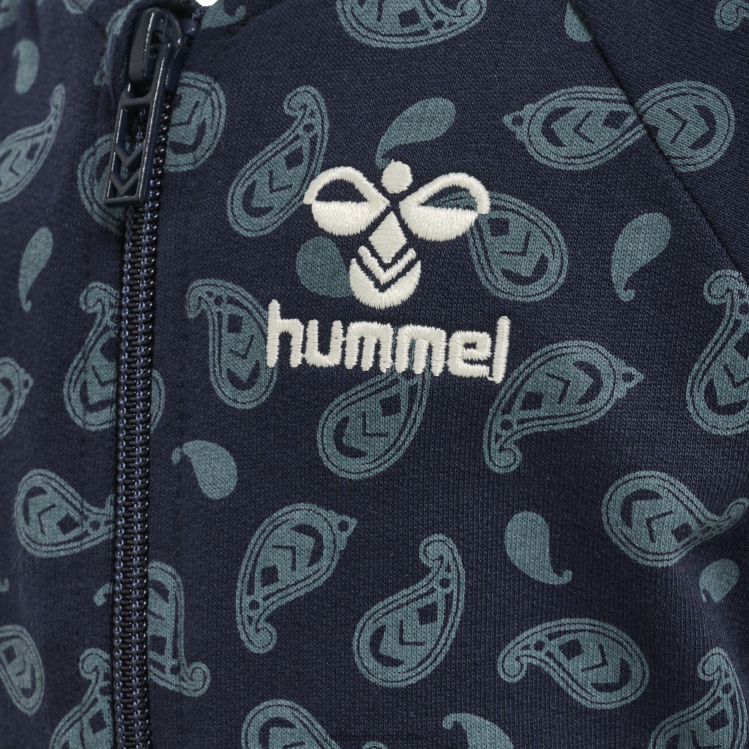 se Hummel barn hmlpaisley jacka med dragkedja LL40V4368 \"jacka med dragkedja\"