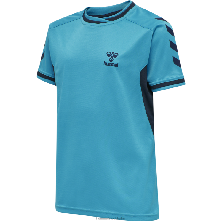 se Hummel barn hmlaction poly jersey s/s LL40V6586 "sporttröja"