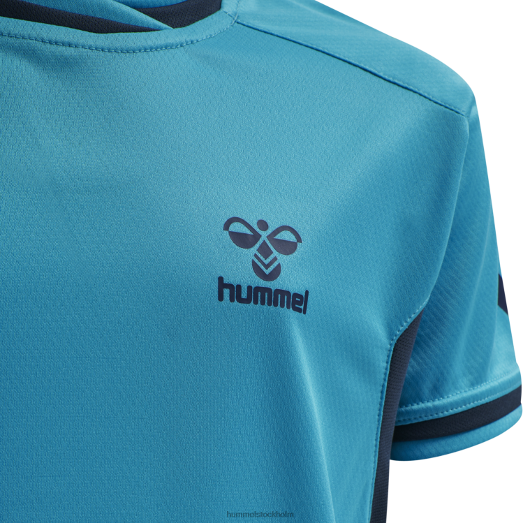 se Hummel barn hmlaction poly jersey s/s LL40V6586 \"sporttröja\"