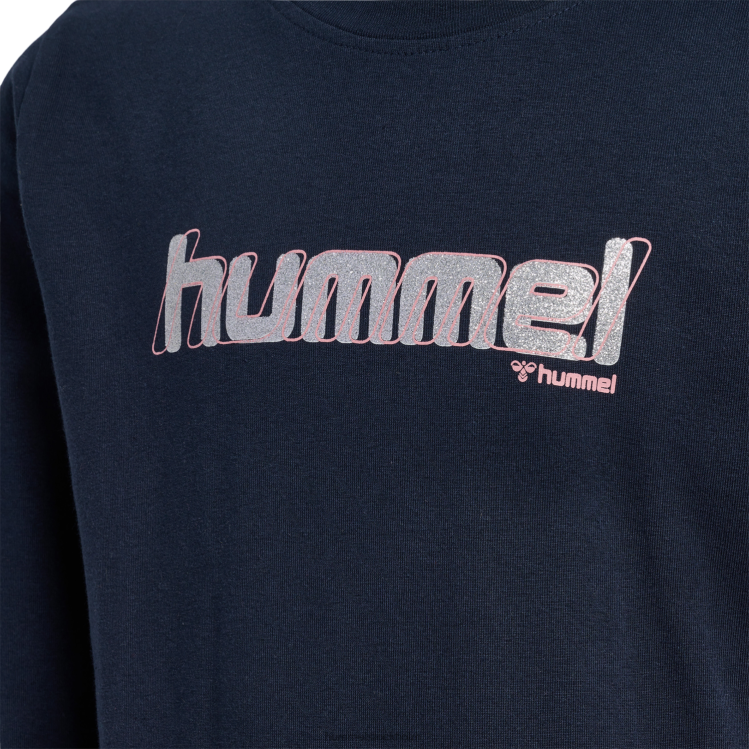 se Hummel barn hmlaria klänning l/s LL40V5914 \"klänning med smockad midja\"