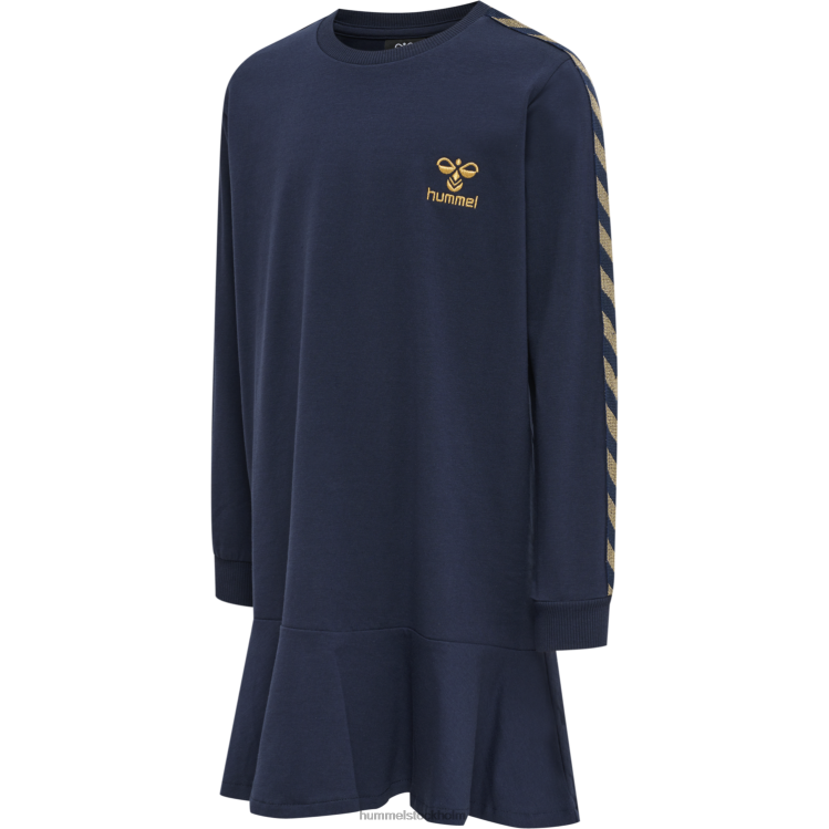 se Hummel barn hmlevelyn klänning l/s LL40V6198 "klänning"