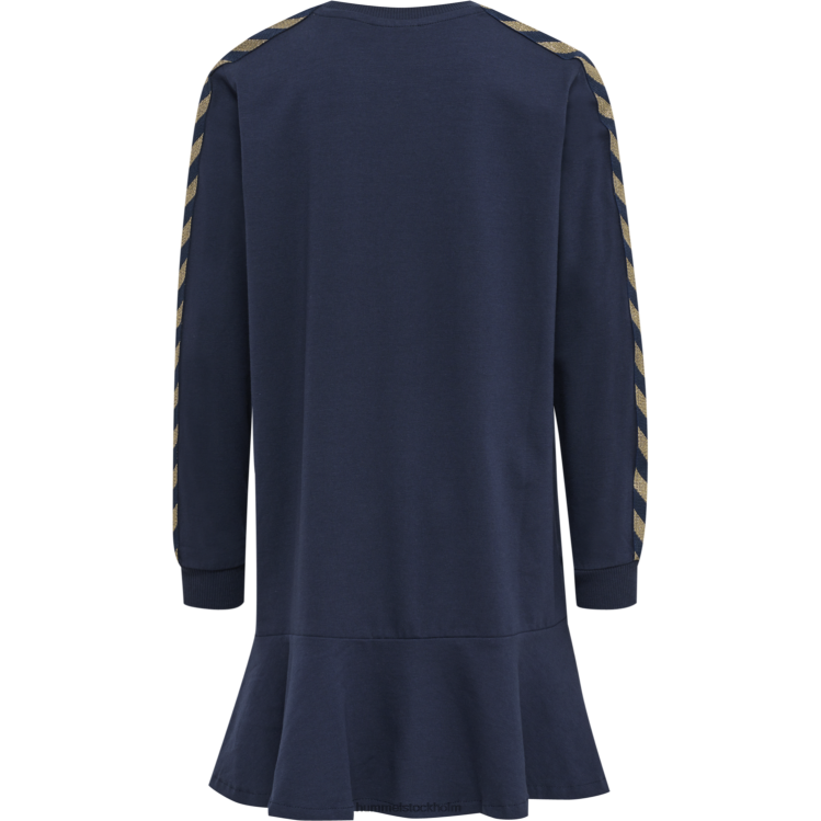 se Hummel barn hmlevelyn klänning l/s LL40V6198 \"klänning\"