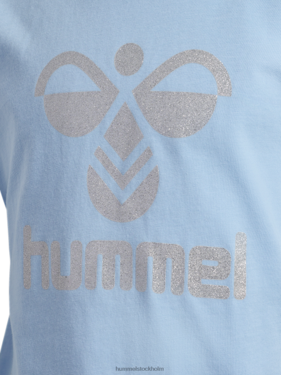 se Hummel barn hmlflowy klänning s/s LL40V5732 \"kortärmad bomullsklänning\"