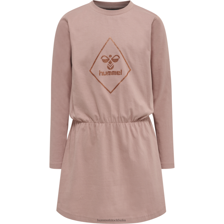 se Hummel barn hmlluna klänning l/s LL40V5251 \"klänning\"