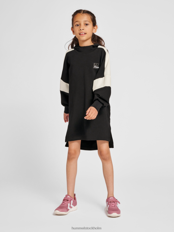 se Hummel barn hmlmarlee hoodie klänning LL40V5396 "hoodie klänning"