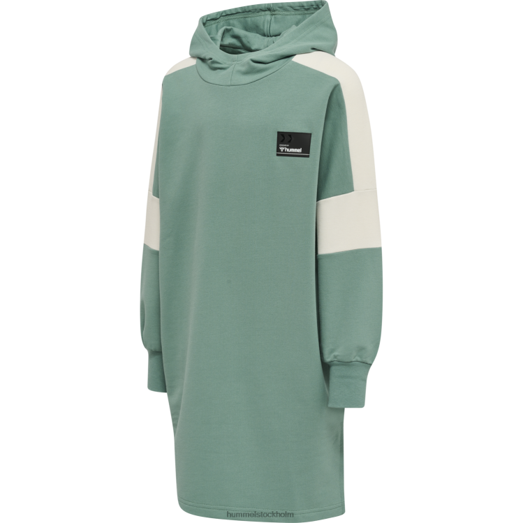 se Hummel barn hmlmarlee hoodie klänning LL40V5481 "hoodie klänning"