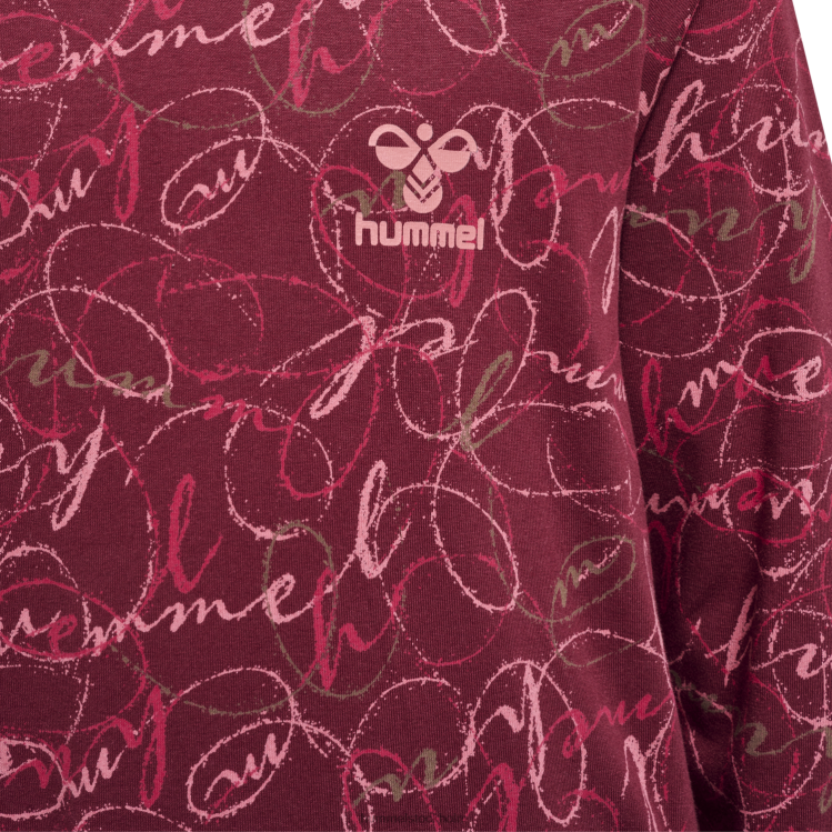 se Hummel barn hmlmerry klänning l/s LL40V5478 \"smocka midjeklänning\"