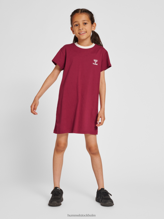 se Hummel barn hmlmille t-shirt klänning s/s LL40V5899 "t-shirt klänning"