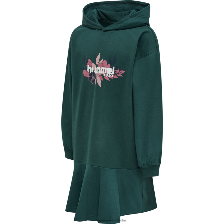 se Hummel barn hmlsaga hoodie klänning LL40V5911 "hoodie klänning"
