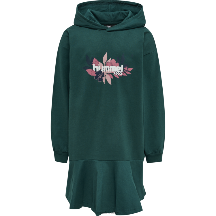 se Hummel barn hmlsaga hoodie klänning LL40V5911 \"hoodie klänning\"
