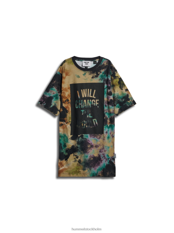 se Hummel barn stseva klänning s/s LL40V5065 "t-shirt klänning"