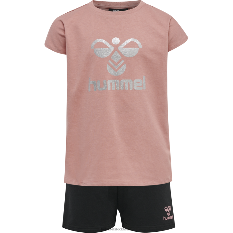 se Hummel barn hmlkira shorts set LL40V5627 "shorts set"