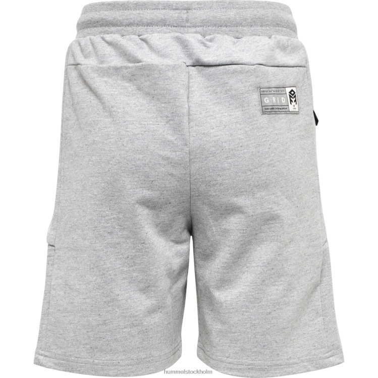 se Hummel barn hmlmove rutnätsshorts i bomull LL40V5283 \"shorts i bomullsblandning\"