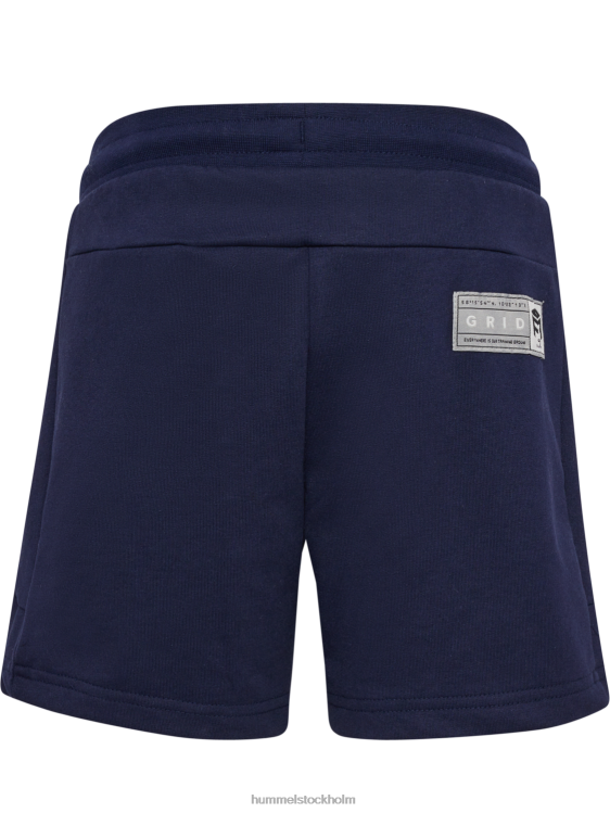 se Hummel barn hmlmove rutnätsshorts i bomull LL40V5319 \"shorts i bomullsblandning\"