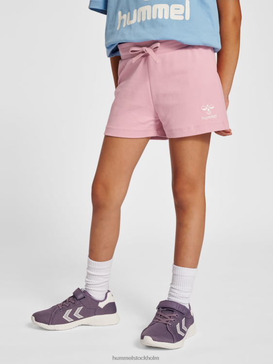 se Hummel barn hmlnille shorts LL40V4699 "svettshorts i bomull"