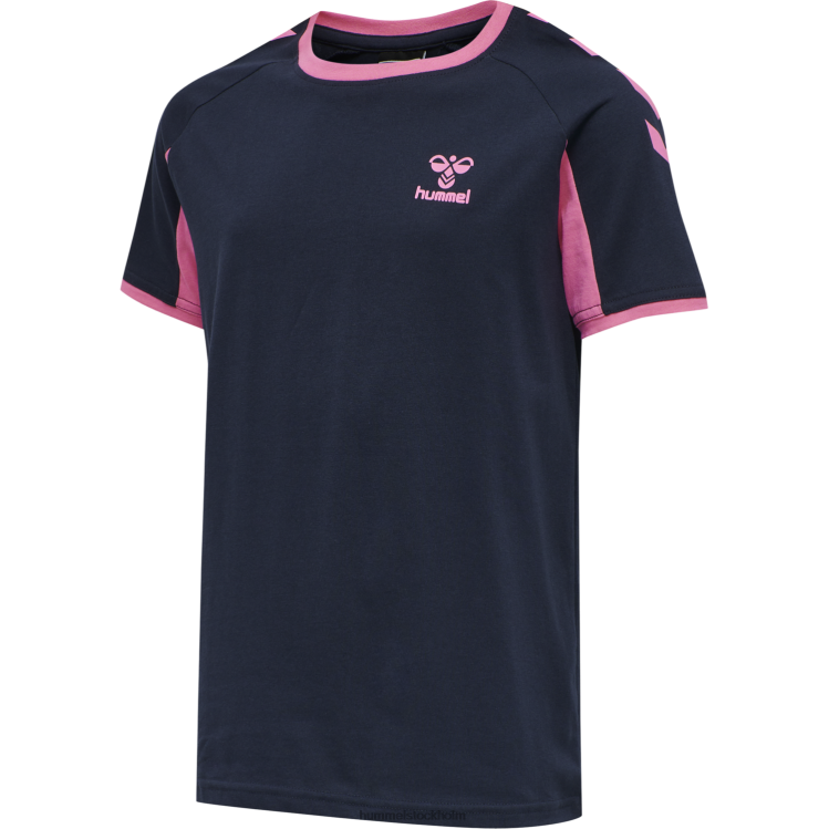 se Hummel barn hmlaction t-shirt i bomull LL40V6759 "kortärmad t-shirt"