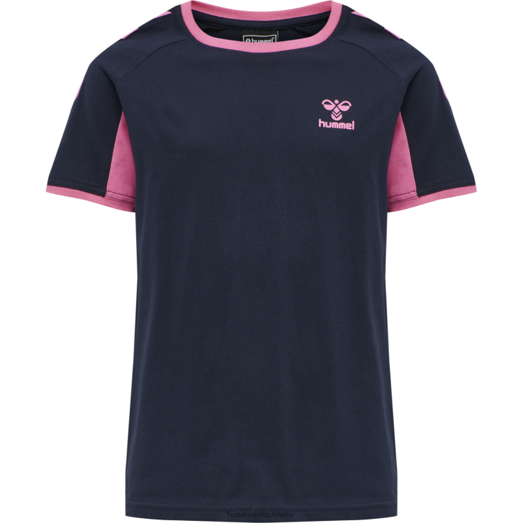 se Hummel barn hmlaction t-shirt i bomull LL40V6759 \"kortärmad t-shirt\"