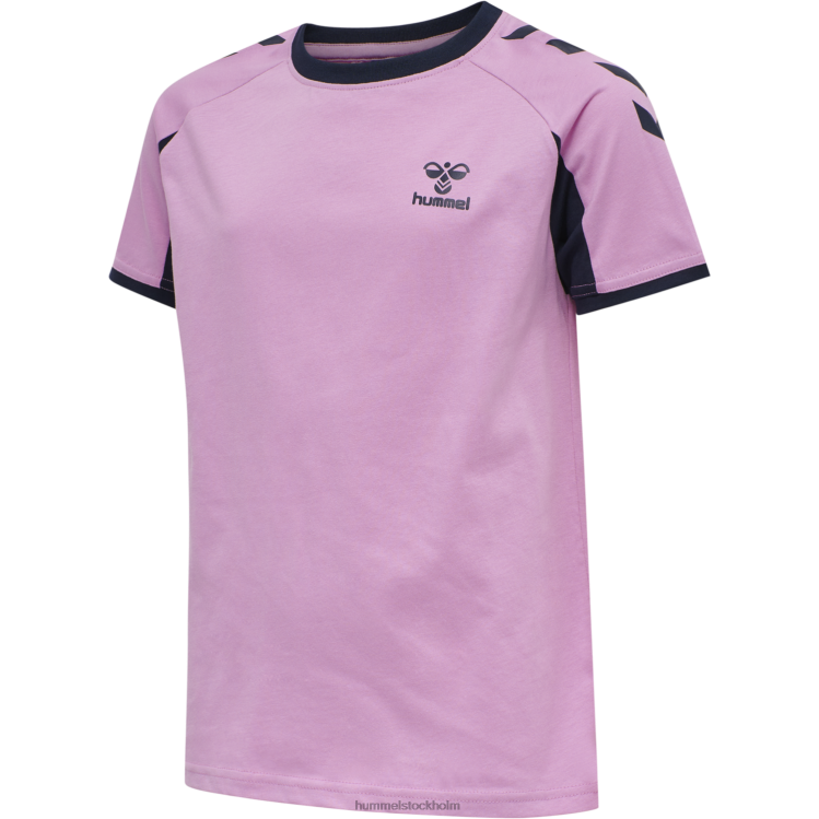 se Hummel barn hmlaction t-shirt i bomull LL40V6763 "kortärmad t-shirt"