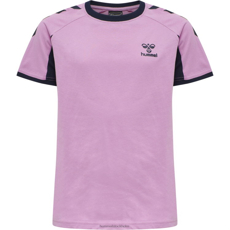 se Hummel barn hmlaction t-shirt i bomull LL40V6763 \"kortärmad t-shirt\"