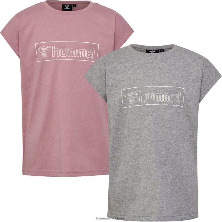 se Hummel barn hmlboxline t-shirt s/s 2 pk LL40V5654 "t-shirts & toppar"