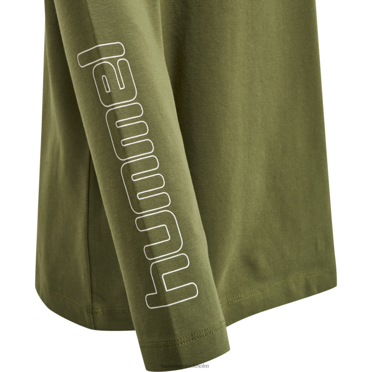 se Hummel barn hmlcloud t-shirt l/s LL40V5940 \"långärmad t-shirt\"