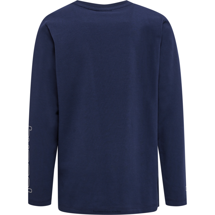 se Hummel barn hmlcloud t-shirt l/s LL40V6097 \"långärmad t-shirt\"