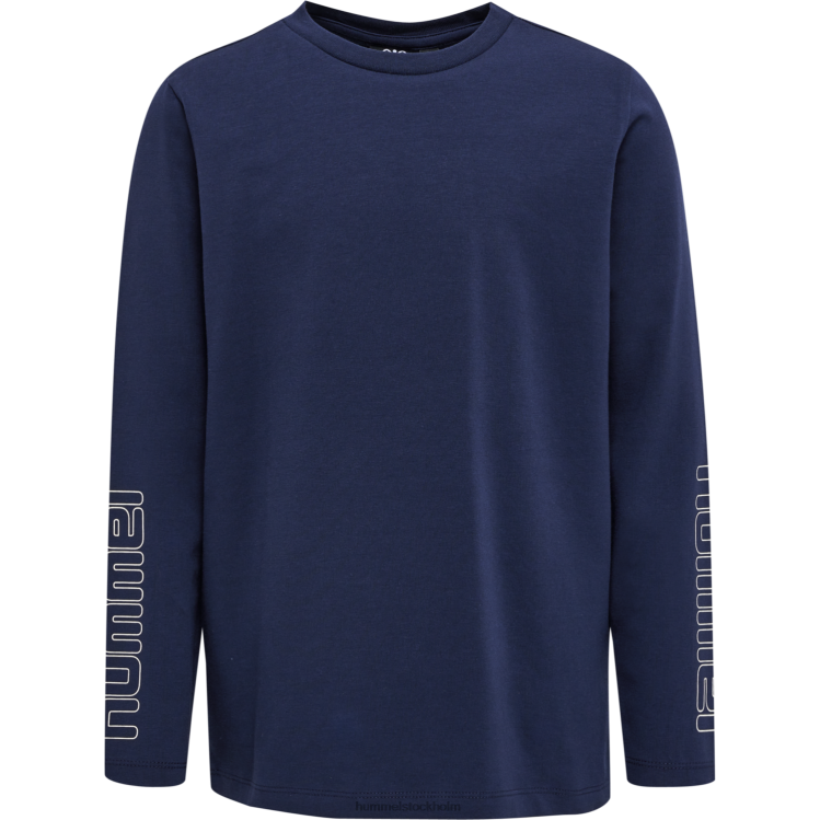 se Hummel barn hmlcloud t-shirt l/s LL40V6097 \"långärmad t-shirt\"