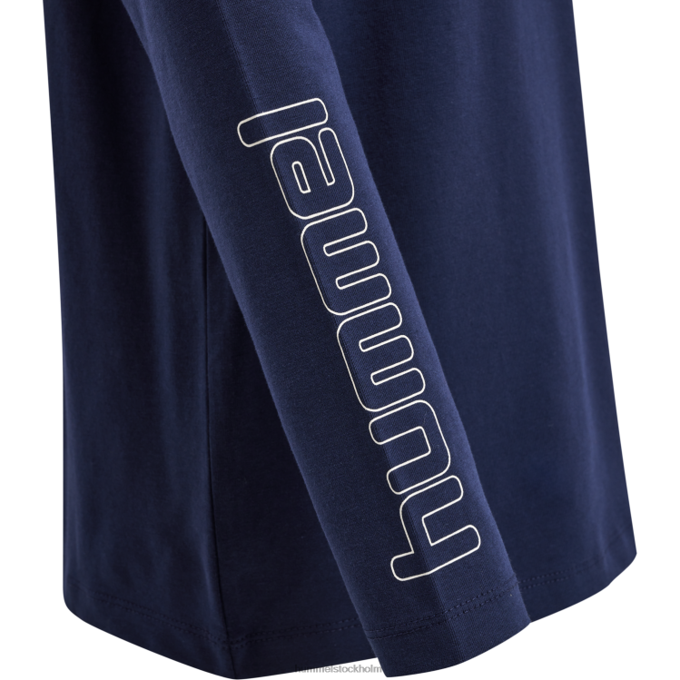 se Hummel barn hmlcloud t-shirt l/s LL40V6097 \"långärmad t-shirt\"