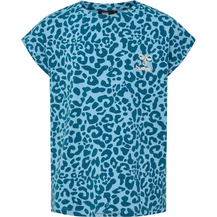 se Hummel barn hmlflowy aop t-shirt s/s LL40V5779 \"t-shirt i bomullsblandning\"