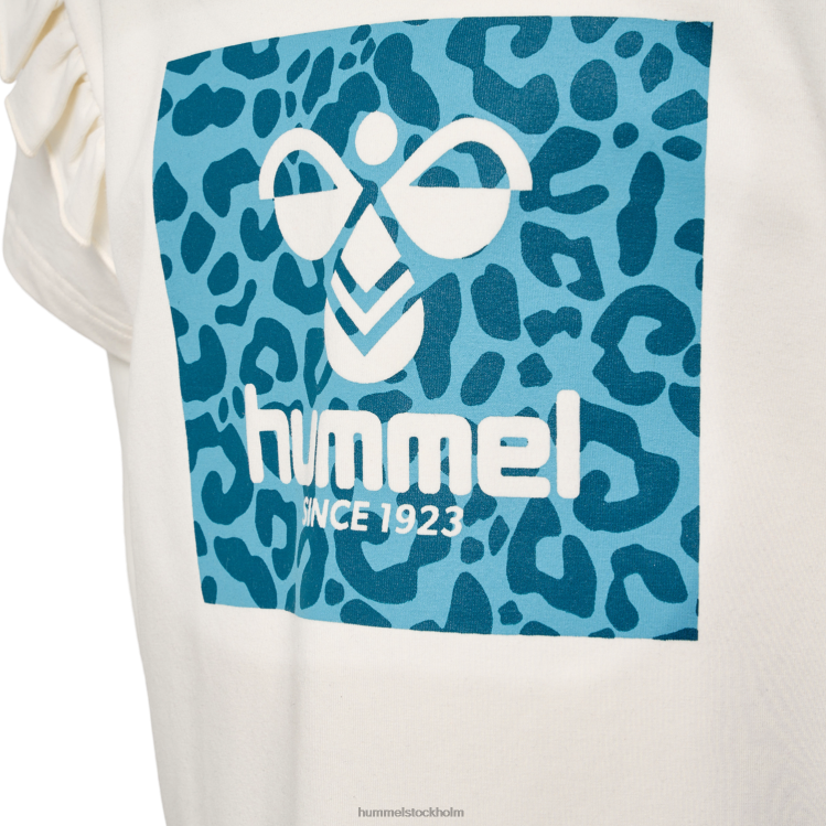 se Hummel barn hmlflowy volang t-shirt s/s LL40V5768 \"t-shirt i bomullsblandning\"