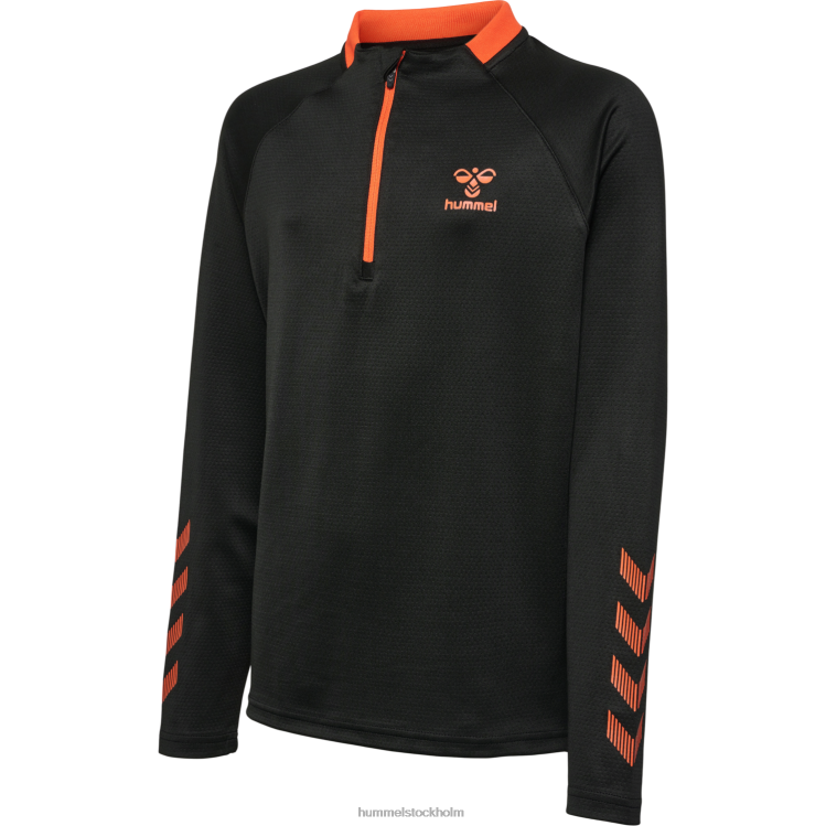 se Hummel barn hmlgg12 action half zip sweat LL40V5475 "topp med halv dragkedja"