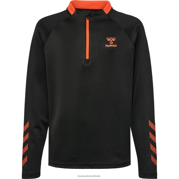 se Hummel barn hmlgg12 action half zip sweat LL40V5475 \"topp med halv dragkedja\"