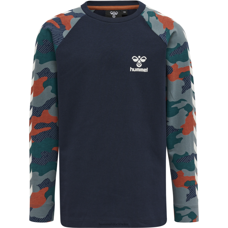 se Hummel barn hmljackson t-shirt l/s LL40V5253 \"långärmad t-shirt\"